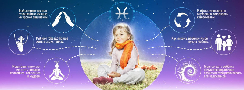 Ребенок-Рыба Девочка в шарфе