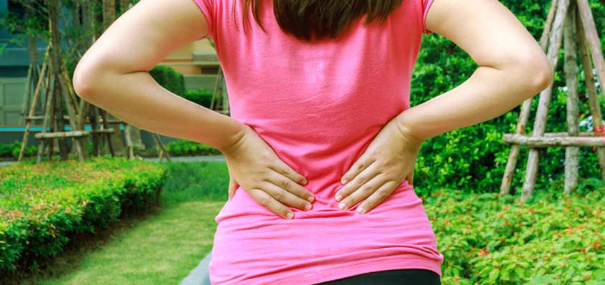 Спина женщины