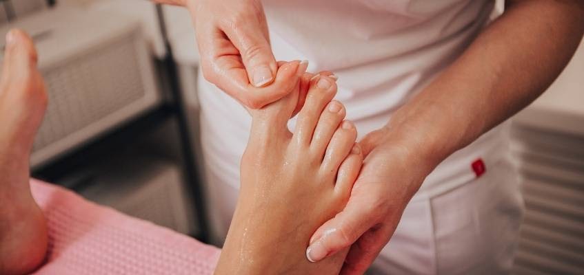 Работа с пальцами ноги Фото работы с пальцами ноги