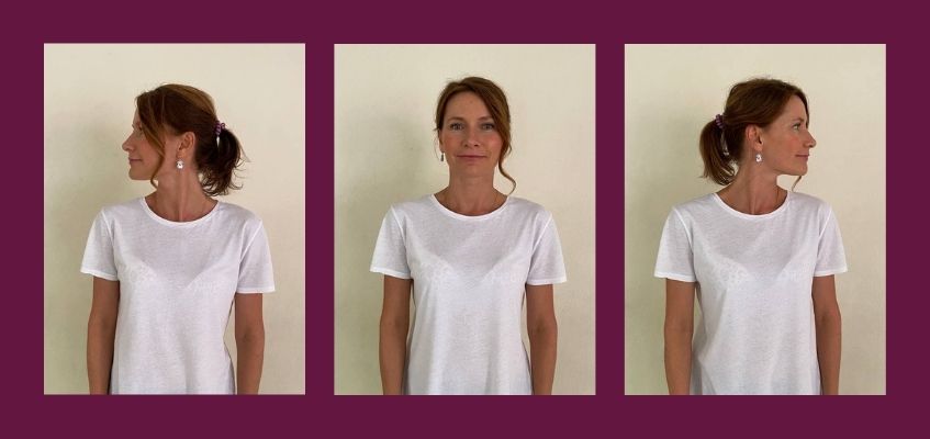 Повороты можно делать и сидя Повороты головы вправо-влево