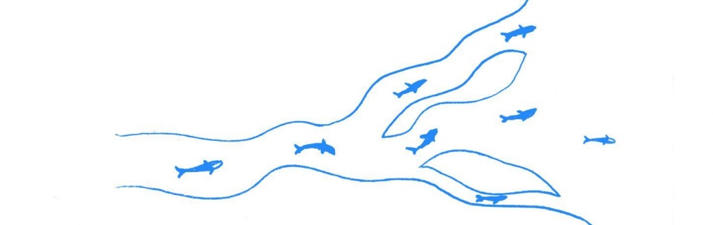 Они постоянно лавируют Поток реки