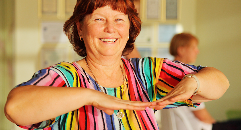 Больше двигайтесь! Женщина