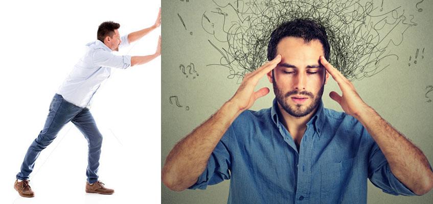 Выздоровейте от этой болезни! Мужчина с мыслями